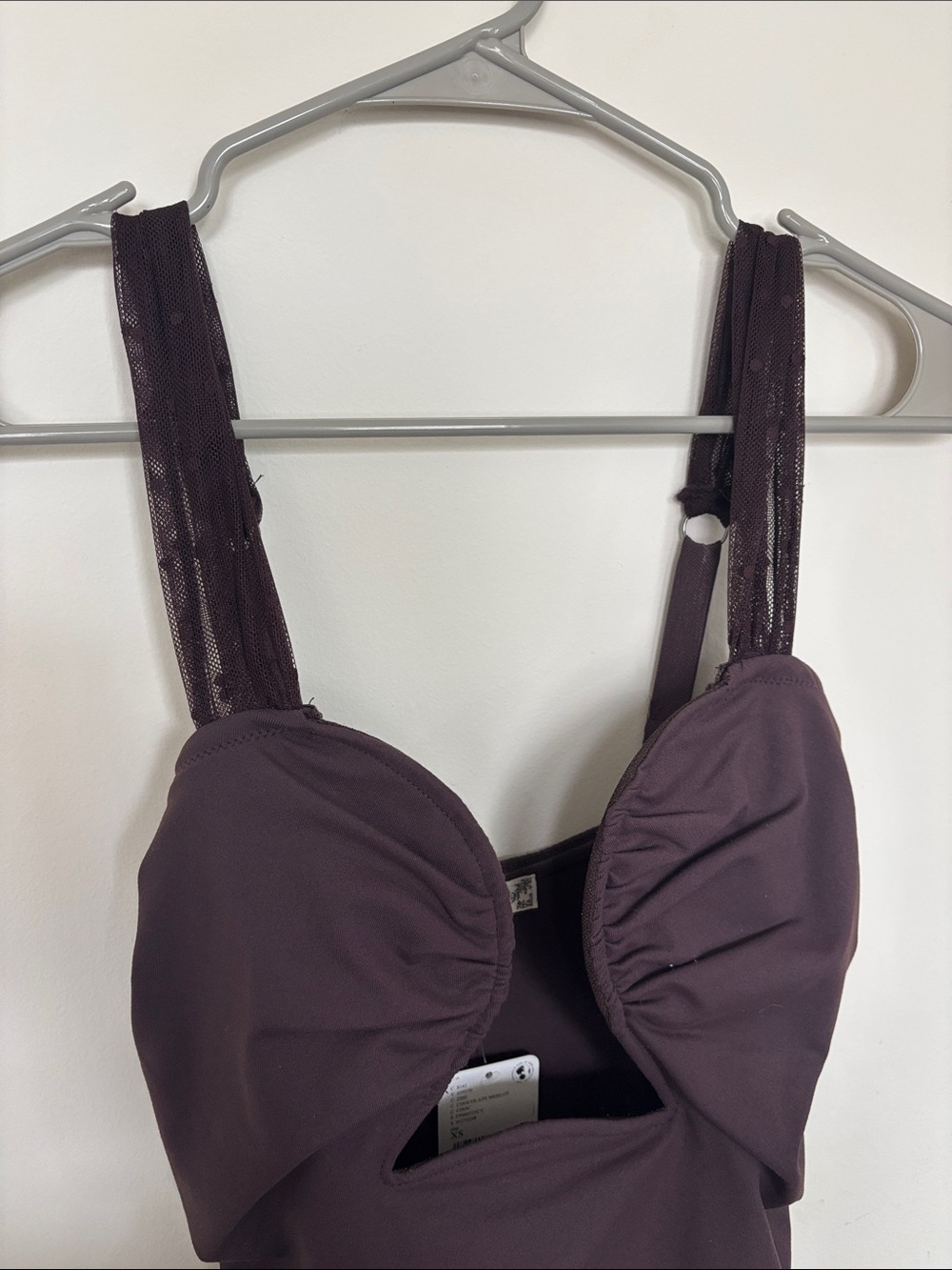 Brown Free People Bodysuit